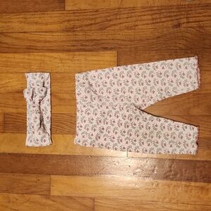 Tahari Baby Pants & Headband Bow